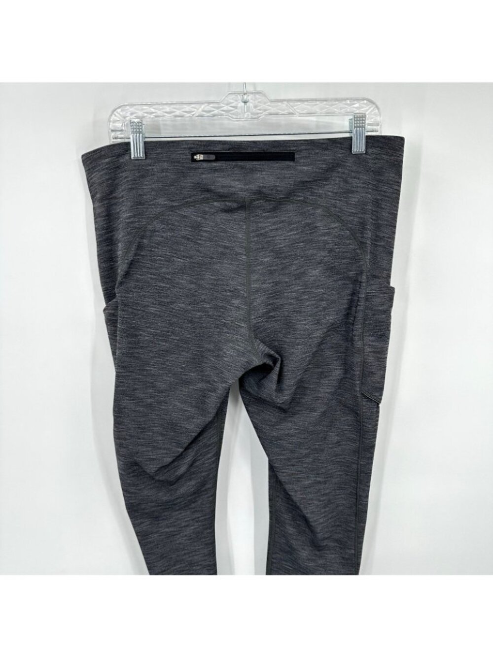 Lululemon Speed Up leggings 14 Full-On Luxtreme Brushed 28" Heathered Black - Picture 9 of 11